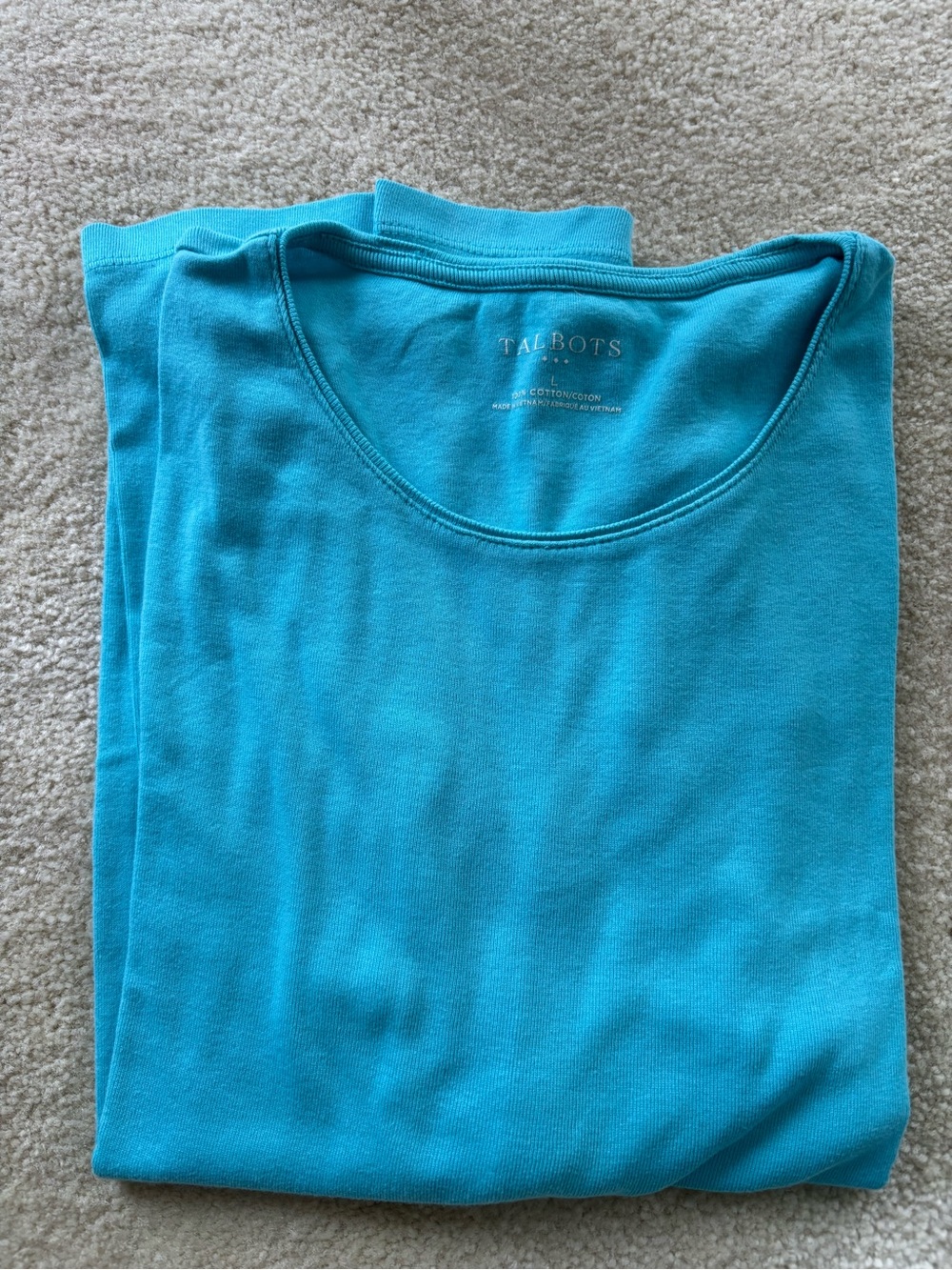 Talbots various  long sleeve Scoop Neck Tees 10 tees.